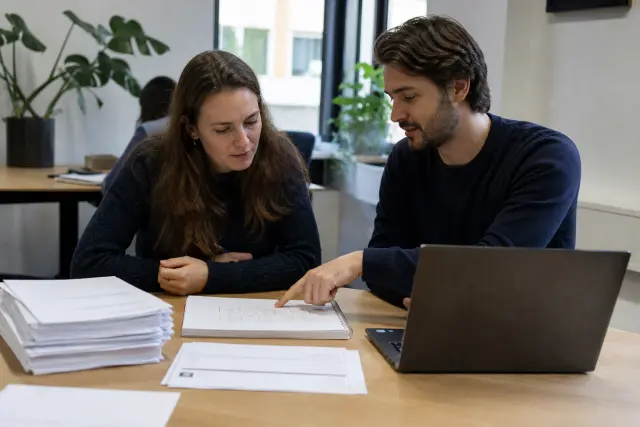 Sfeerbeeld bij de dienst: Documentverwerking met AI: facturen, orders en pdf's automatisch uitlezen