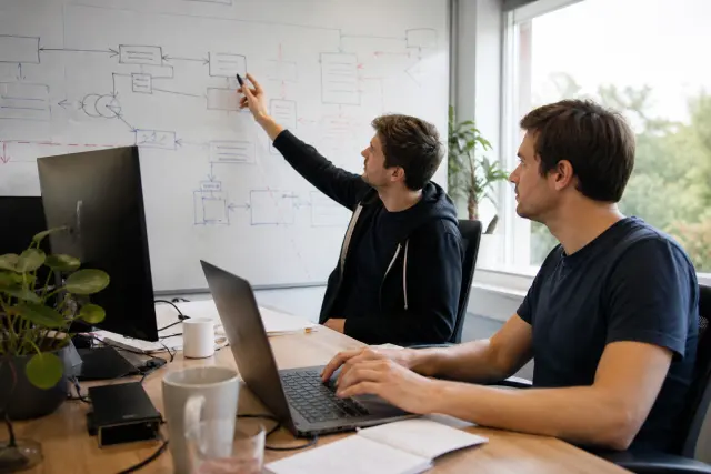 Sfeerbeeld bij de dienst: Legacy software vervangen zonder dat je bedrijf stilstaat