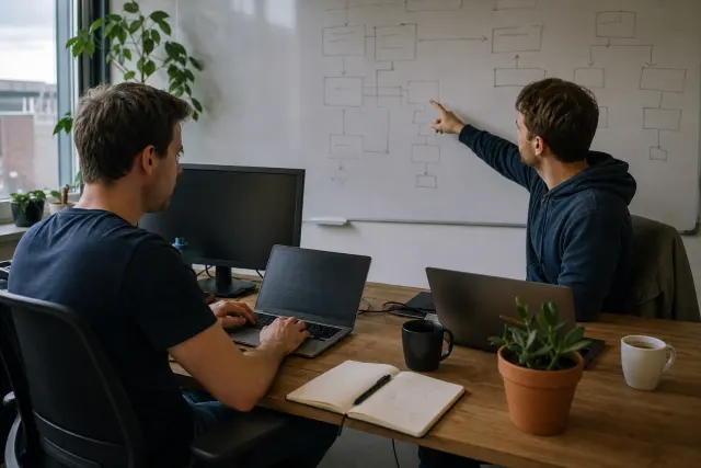 Sfeerbeeld bij de dienst: MVP laten bouwen: in 6 tot 10 weken een werkend product