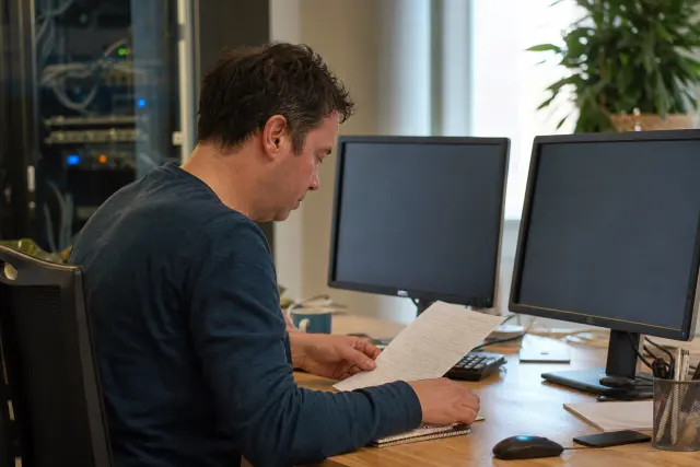 Sfeerbeeld bij de dienst: Software onderhoud en applicatiebeheer